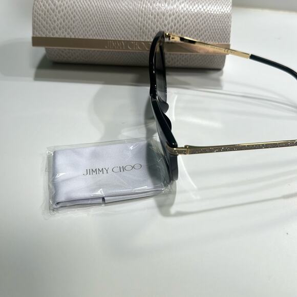 Jimmy Choo Axel 56mm Cat Eye Sunglasses black - Picture 13 of 16